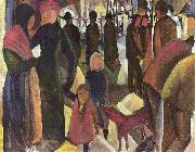 August Macke Farewell Germany oil painting artist